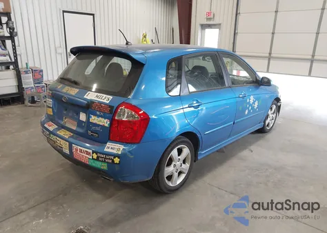 2008 Kia Spectra5 Sx from USA, damaged, VIN KNAFE161085010511